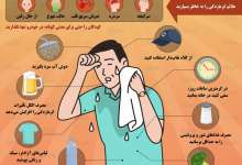 اینفوگرافیک / نکاتی برای جلوگیری از گرمازدگی