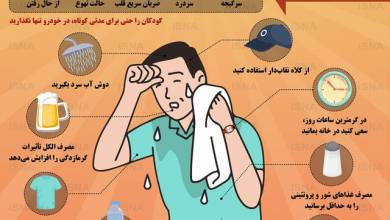 اینفوگرافیک / نکاتی برای جلوگیری از گرمازدگی