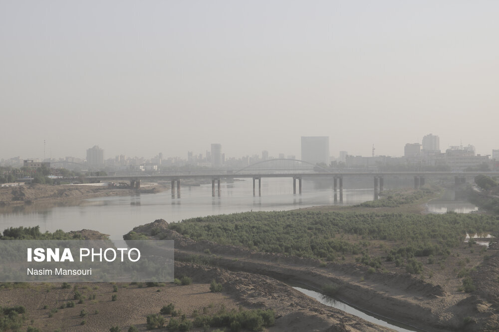 وضعیت «نارنجی» ‌هوا در سه شهر خوزستان