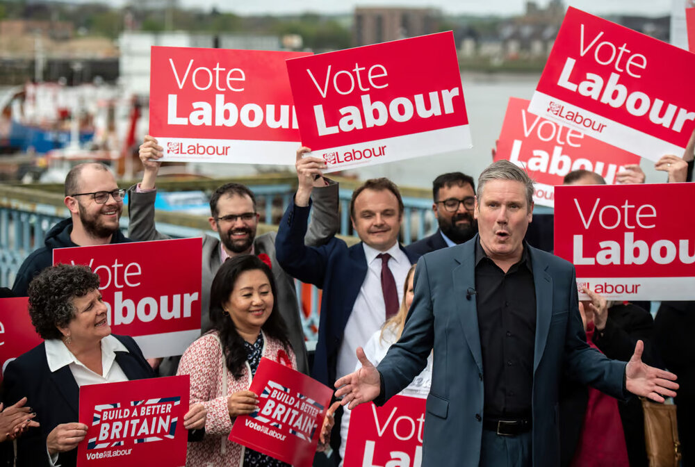 پیروزی بزرگ کارگر در انتخابات بریتانیا