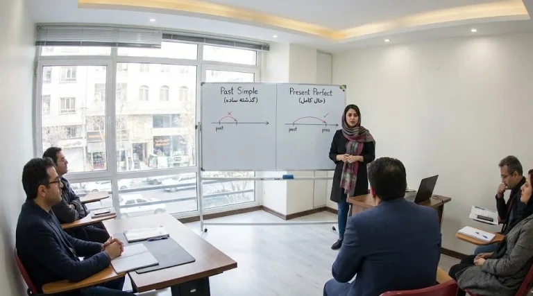 زبان انگلیسی بررسی تفاوت حال کامل و گذشته ساده در زبان انگلیسی با مثال